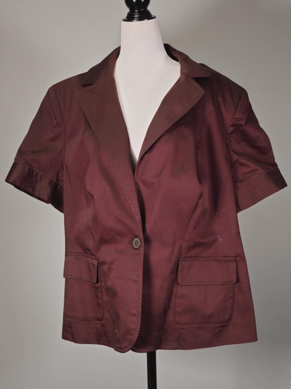 EUC Style & Co Short-Sleeve Tailored Jacket